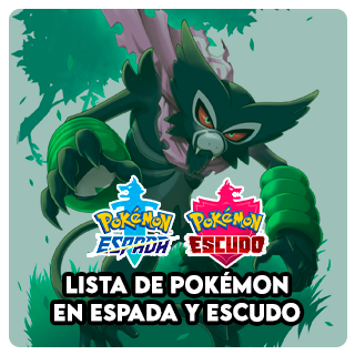 Pokemon Disponibles en Espada y Escudo